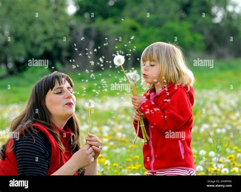 blowing mom